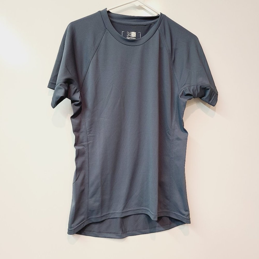 Karrimor Gray Short Sleeve Athletic Workout Shirt Womens Large